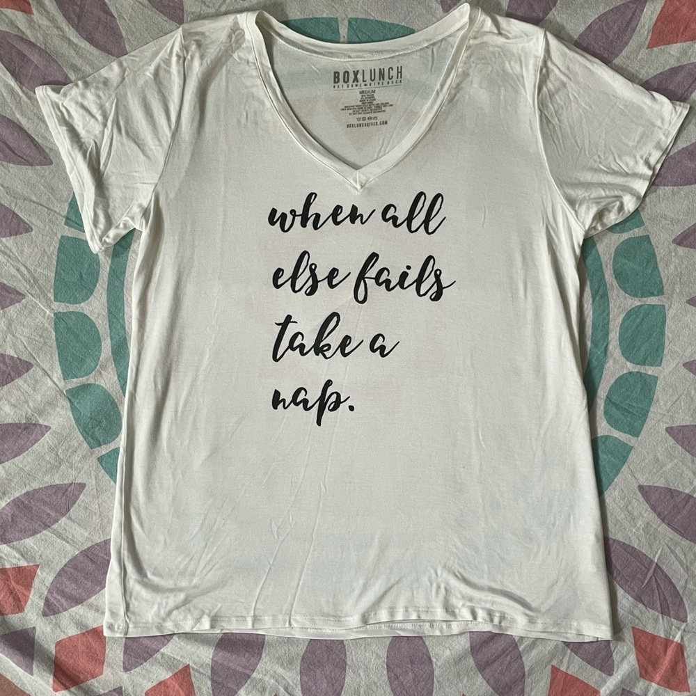 When All Else Fails Take A Nap Graphic Tee - image 1